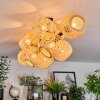 Basto Plafondlamp, Kogellampje Natuurlijke kleuren, 10-lichts