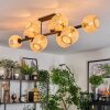 Basto Plafondlamp, Kogellampje Natuurlijke kleuren, 10-lichts