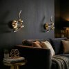 Lunor Wandlamp, Muurspot LED Goud, 1-licht
