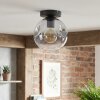 Ripoll Plafondlamp, Kogellampje Duidelijk, Rookkleurig, 1-licht