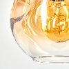 Ripoll Hanglamp, Kogellampje, Hanglamp Amber, Duidelijk, 1-licht