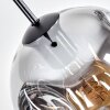 Ripoll Hanglamp, Kogellampje, Hanglamp Duidelijk, Rookkleurig, 1-licht