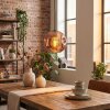 Ripoll Hanglamp, Kogellampje, Hanglamp Koperkleurig, 1-licht
