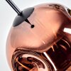Ripoll Hanglamp, Kogellampje, Hanglamp Koperkleurig, 1-licht
