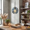Ripoll Hanglamp, Kogellampje, Hanglamp Blauw, 1-licht