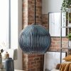 Koyoto Hanglamp, Kogellampje, Hanglamp Blauw, 1-licht