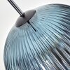 Koyoto Hanglamp, Kogellampje, Hanglamp Blauw, 1-licht
