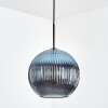Koyoto Hanglamp, Kogellampje, Hanglamp Blauw, 1-licht