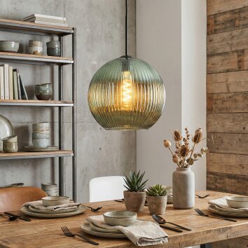 Koyoto Hanglamp, Kogellampje, Hanglamp Groen, 1-licht