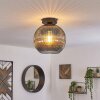Koyoto Plafondlamp, Kogellampje 25 cm Blauw, 1-licht