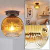 Ripoll Plafondlamp, Kogellampje Goud, Duidelijk, 1-licht