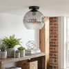 Ripoll Plafondlamp, Kogellampje Duidelijk, Rookkleurig, 1-licht