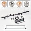 Chehalis Hanglamp, Kogellampje, Hanglamp Amber, Rookkleurig, 8-lichts