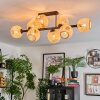 Basto Plafondlamp, Kogellampje Natuurlijke kleuren, 8-lichts