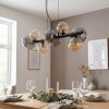 Chehalis Hanglamp, Kogellampje, Hanglamp Amber, Rookkleurig, 8-lichts