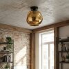 Ripoll Plafondlamp, Kogellampje Goud, 1-licht