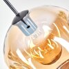 Ripoll Hanglamp, Kogellampje, Hanglamp Amber, Duidelijk, 1-licht