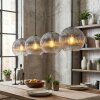 Koyoto Hanglamp, Kogellampje, Hanglamp Duidelijk, Rookkleurig, 4-lichts