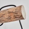 Koyoto Kogellampje, Wandlamp Natuurlijke kleuren, Zwart, 1-licht