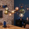 Chehalis Hanglamp, Kogellampje, Hanglamp Blauw, Chroom, Groen, Duidelijk, Koperkleurig, Rookkleurig, 8-lichts