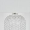 Fonil Tafellamp Transparant, Helder, Wit, 1-licht