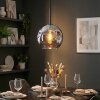Ripoll Hanglamp, Kogellampje, Hanglamp Rookkleurig, 1-licht
