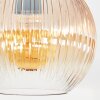 Koyoto Plafondlamp, Kogellampje 20 cm Amber, Duidelijk, 1-licht