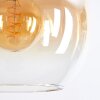 Koyoto Hanglamp, Kogellampje, Hanglamp Amber, Duidelijk, Rookkleurig, 4-lichts