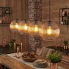 Koyoto Hanglamp, Kogellampje, Hanglamp Amber, Duidelijk, 4-lichts