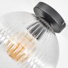 Koyoto Plafondlamp, Kogellampje 25 cm Duidelijk, 1-licht