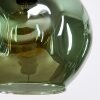 Ripoll Hanglamp, Kogellampje, Hanglamp Blauw, Goud, Groen, 4-lichts