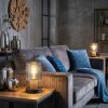 Mador Tafellamp Natuurlijke kleuren, Zwart, 1-licht