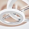 Gorin Plafondlamp LED Champagne, Chroom, Zilver, 1-licht