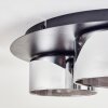 Folar Plafondlamp LED Zwart, 3-lichts