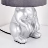 Gorman Tafellamp Zilver, 1-licht