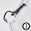 Nurmasuando Bureaulamp, Tafellamp LED Zwart, Wit, 1-licht