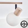 Lumox Plafondlamp, Plafondspot Beige, Zwart, 4-lichts