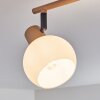 Lumox Plafondlamp, Plafondspot Beige, Zwart, 4-lichts