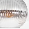 Koyoto Plafondlamp, Kogellampje 25 cm Duidelijk, Rookkleurig, 1-licht