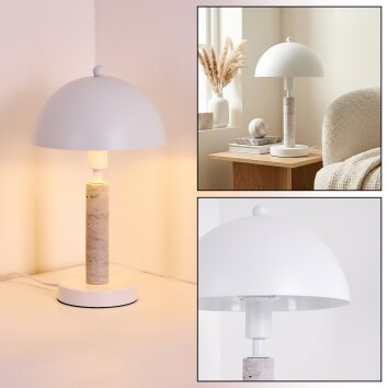 Golam Tafellamp Wit, 1-licht