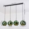 Ripoll Hanglamp, Kogellampje, Hanglamp Groen, 4-lichts