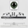 Ripoll Hanglamp, Kogellampje, Hanglamp Groen, 4-lichts