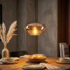 Mertola Hanglamp, Hanglamp Amber, 1-licht