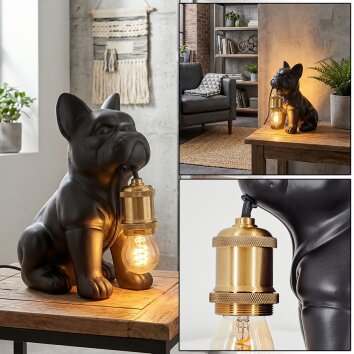 Harol Tafellamp Zwart, 1-licht