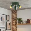 Horen Plafondlamp, Plafondspot Groen, 3-lichts