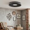 Halin Plafondlamp LED Zwart, Transparant, Helder, 1-licht, Afstandsbediening