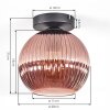 Koyoto Plafondlamp, Kogellampje Koperkleurig, 1-licht