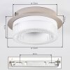 Jalek Plafondlamp LED Zandkleurig, 1-licht