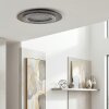 Lidor Plafondlamp LED Antraciet, Grijs, 1-licht