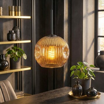 Ripoll Hanglamp, Kogellampje, Hanglamp Goud, 1-licht